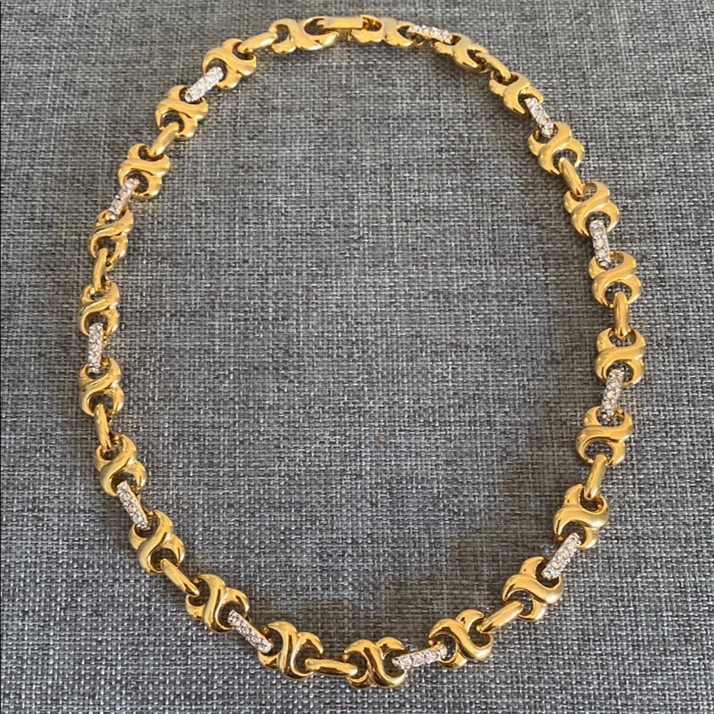 Elegant Gold and Silver Women's Necklace